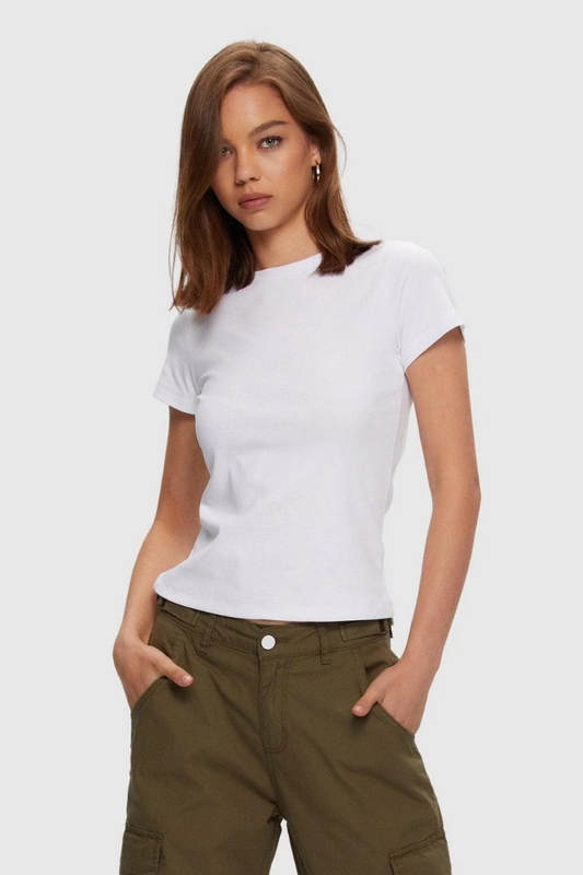 Micro-Rib Tee