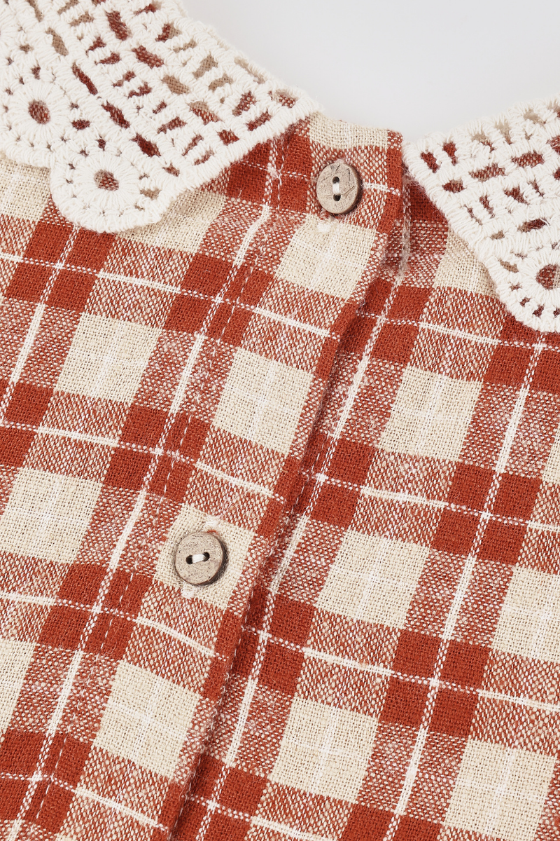 Heidi Dress | Red Plaid