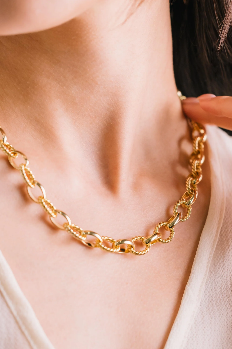 Rose Chain Necklace