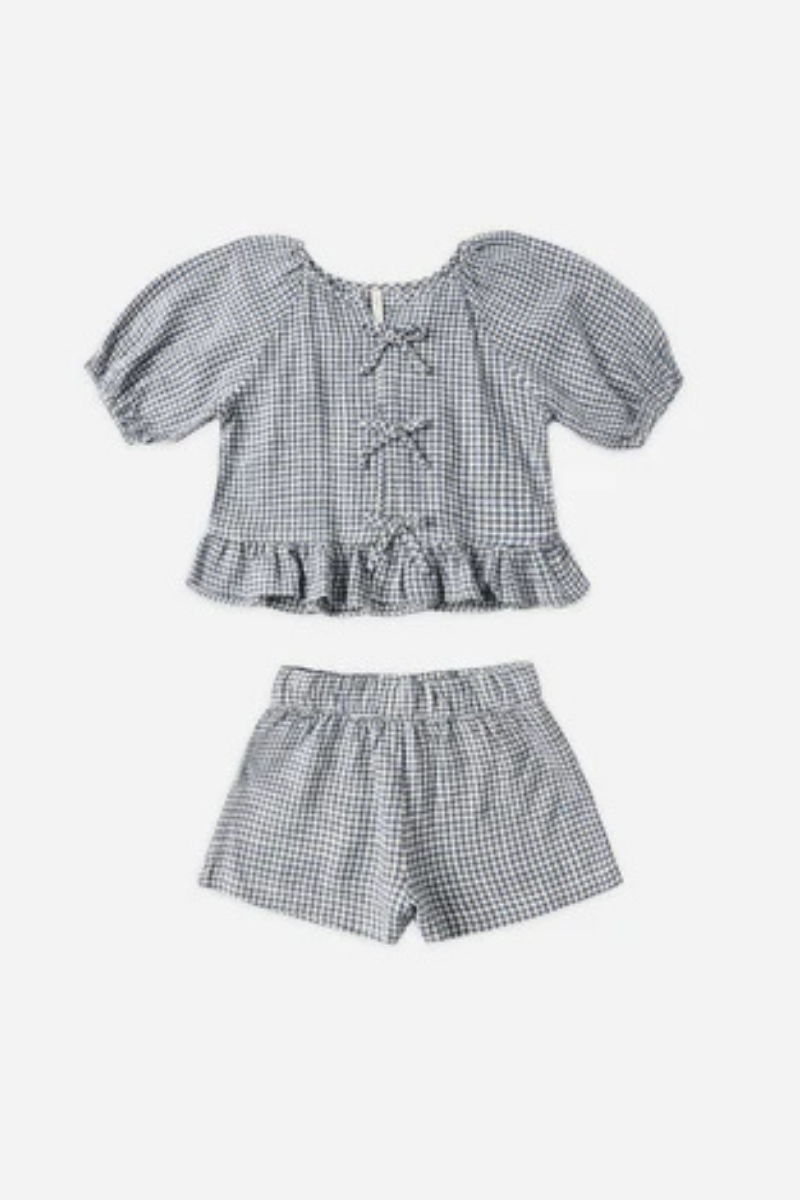Juniper Set | Marine Gingham