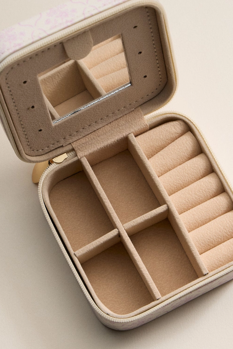 Jewelry Case | Gray Flower