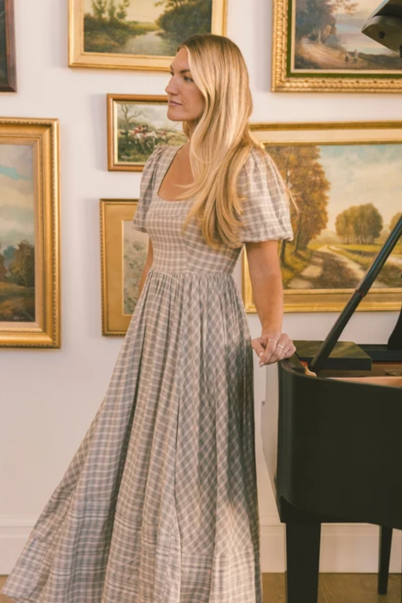 Maggie Dress Fall Plaid