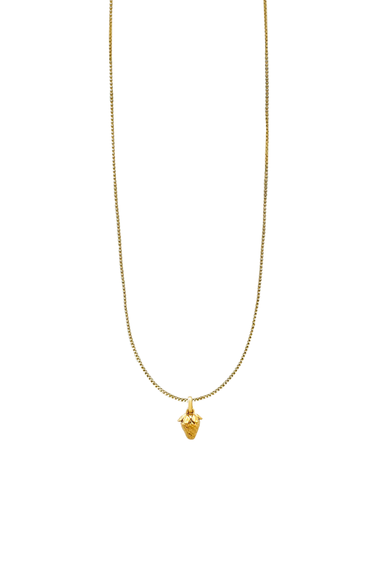 Strawberry Charm Necklace