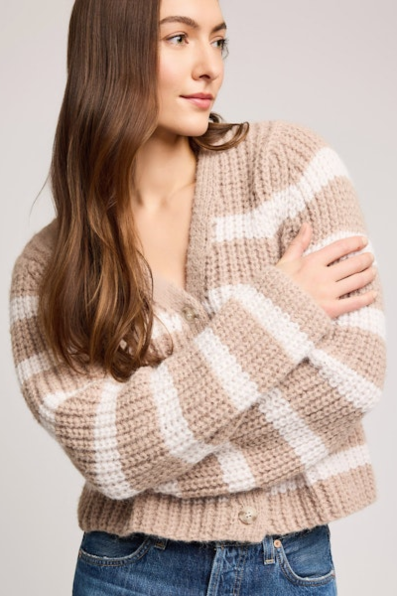 Melanie Stripped Cardigan