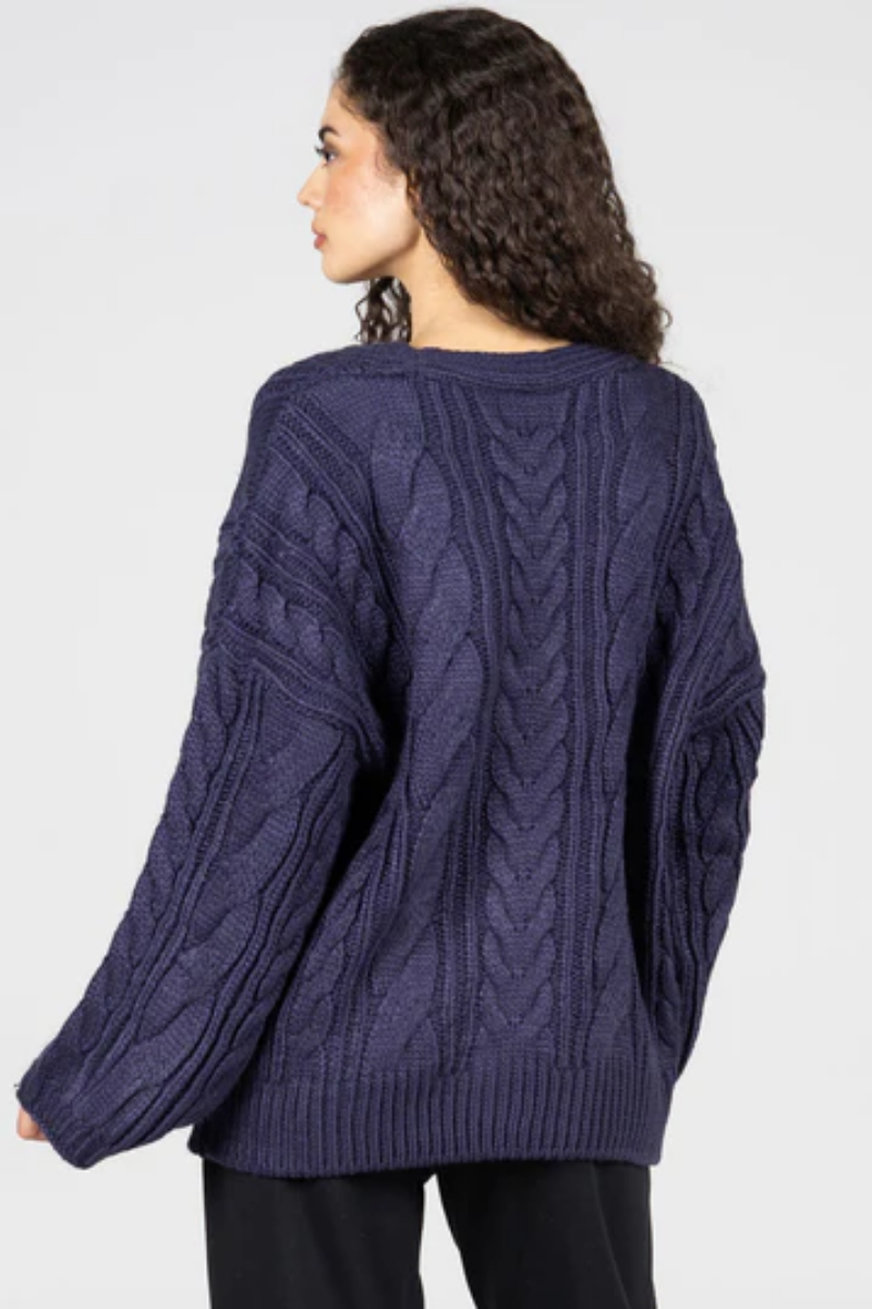 Chunky Cable Knit Sweater