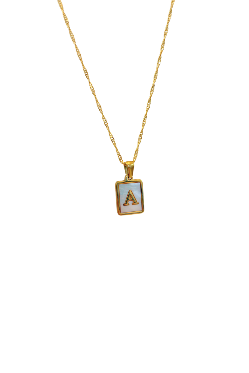 Carrie Initial Necklace | Gold