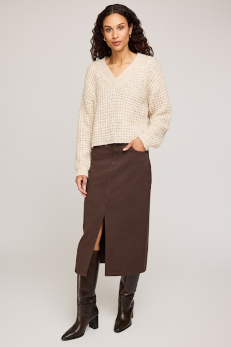 Georgia Skirt | Java Brown