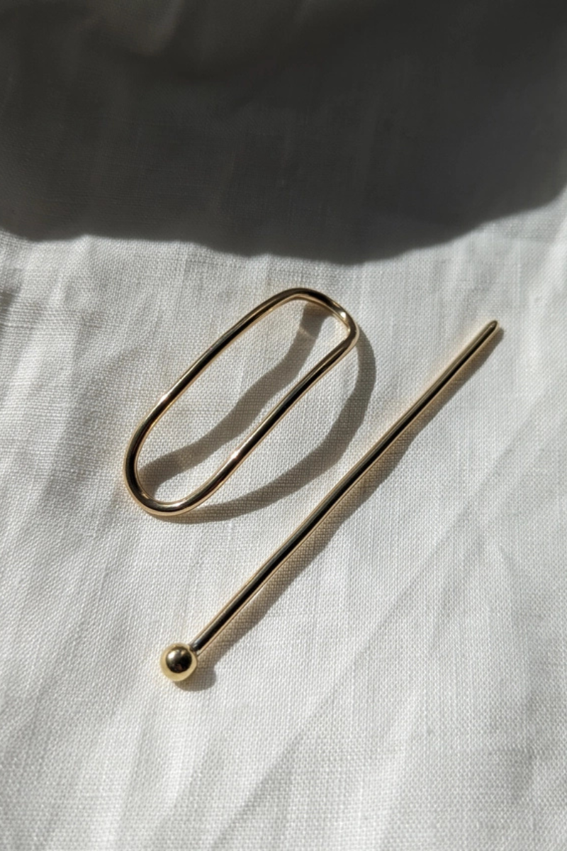 Slim Hair Pin | Sphere