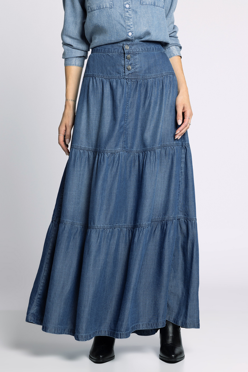 Montie Denim Skirt