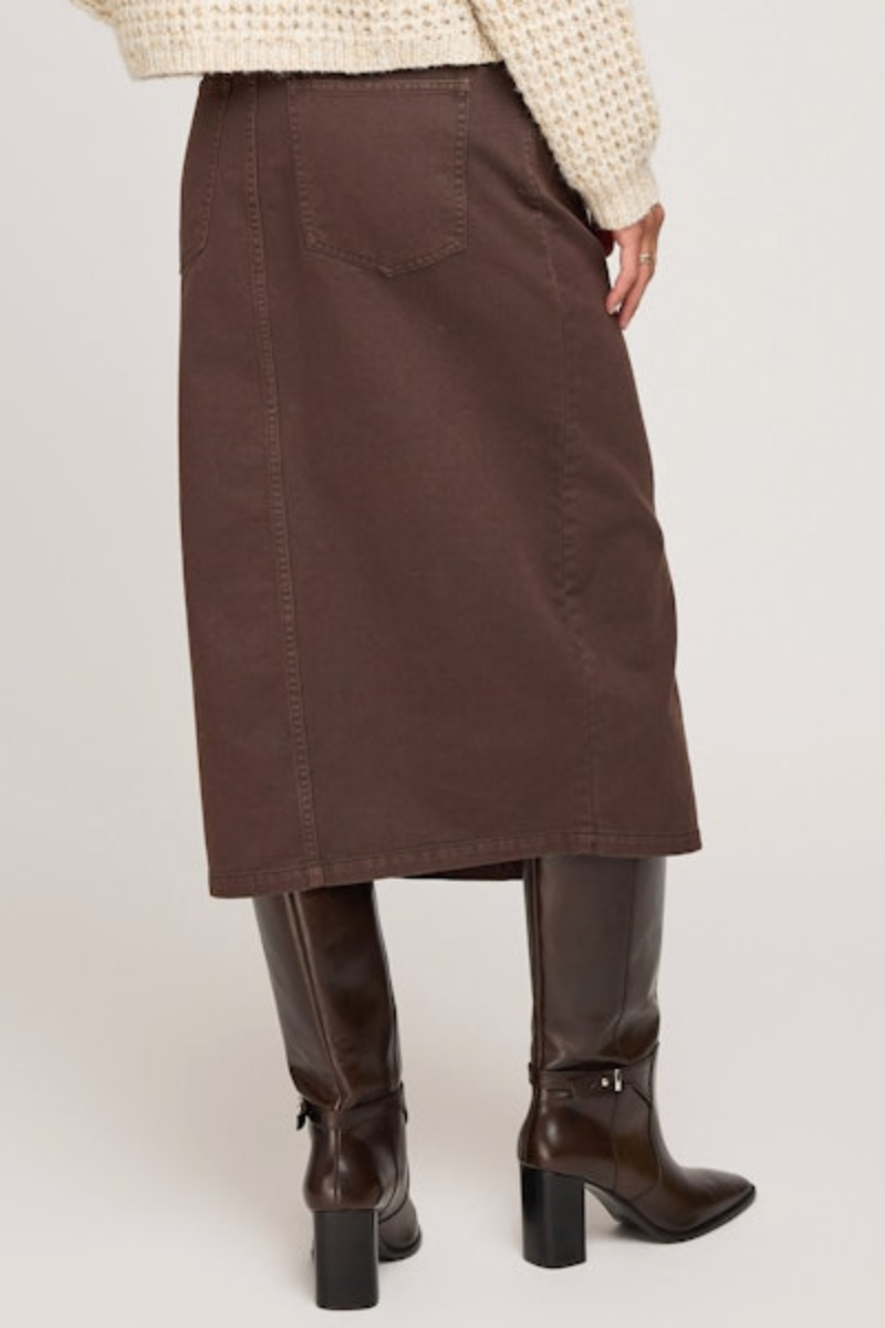Georgia Skirt | Java Brown