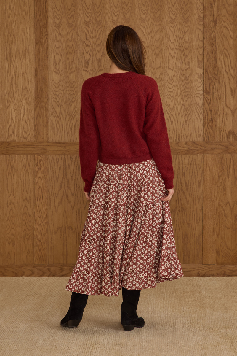 Fuzzy Cardigan | Ruby