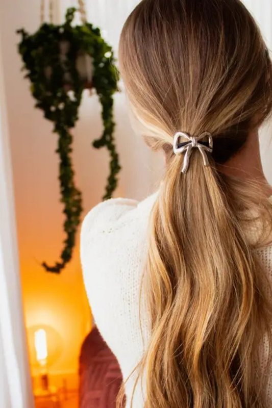 Gilded Bow Ponytail Cuff
