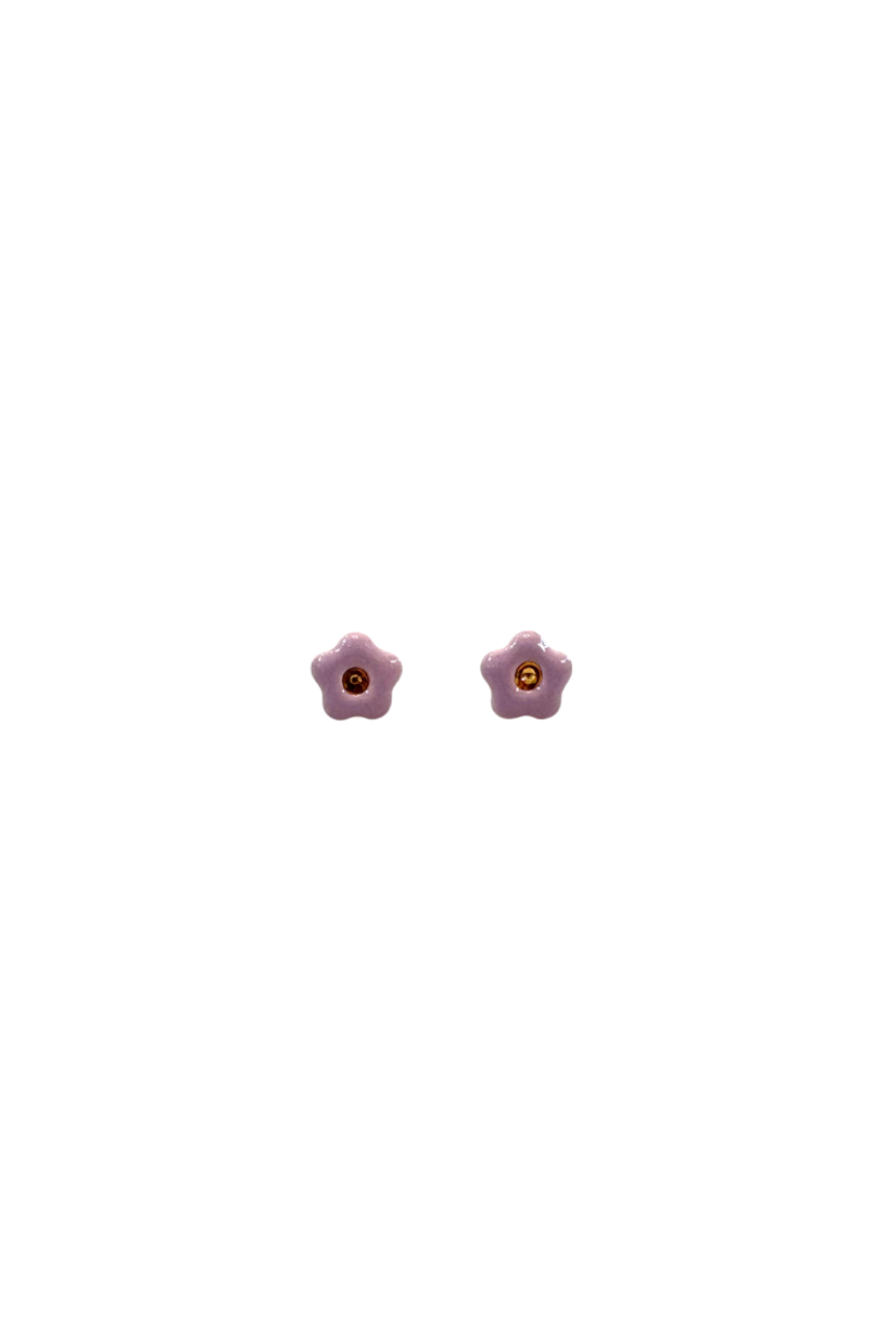 Ceramic Flower Stud