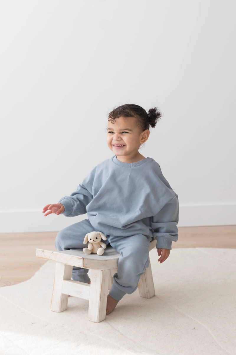 Sweatshirt & Jogger Set | Fog