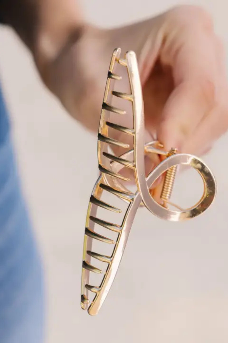 Gold Swirl | Claw Clip