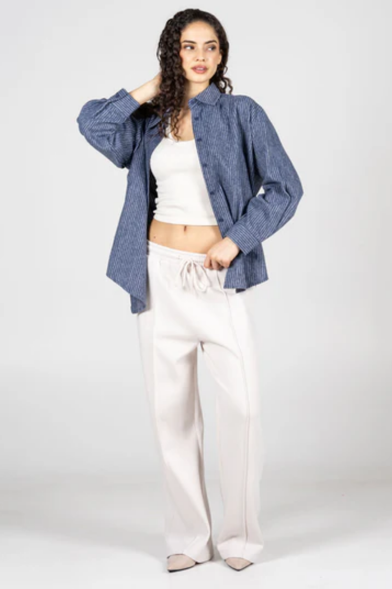Wide Leg Fleece Pant