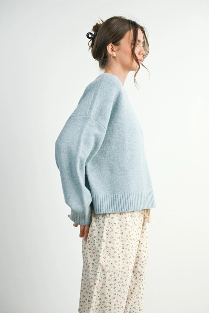 Tie-Back Sweater