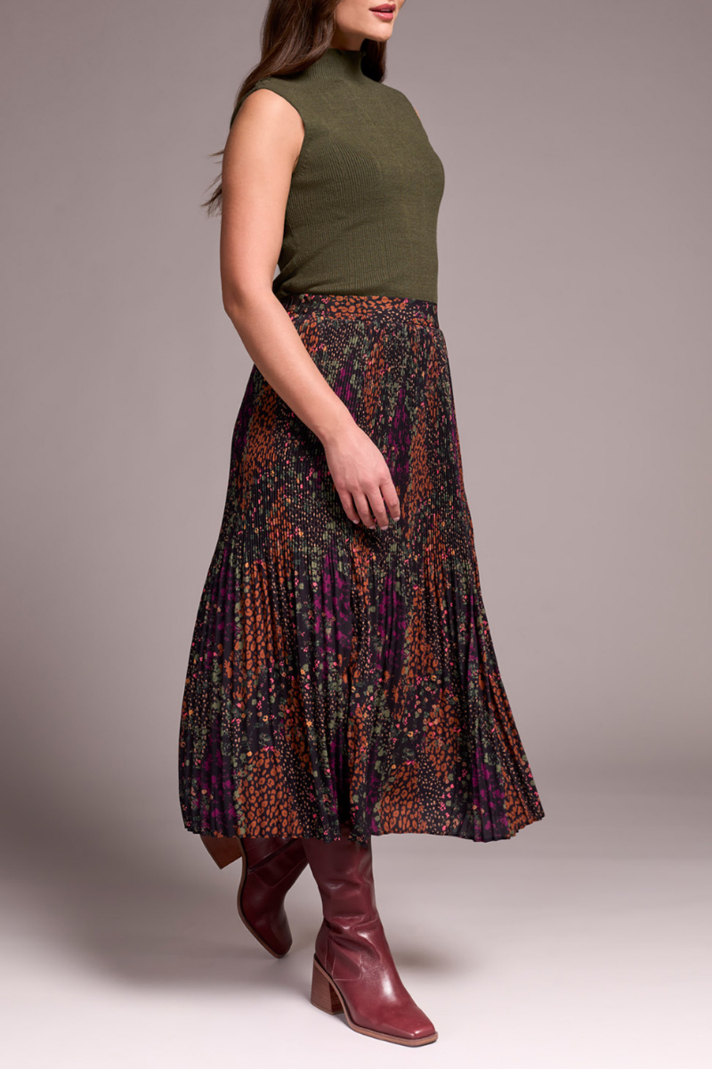 Plisse Pleated Skirt