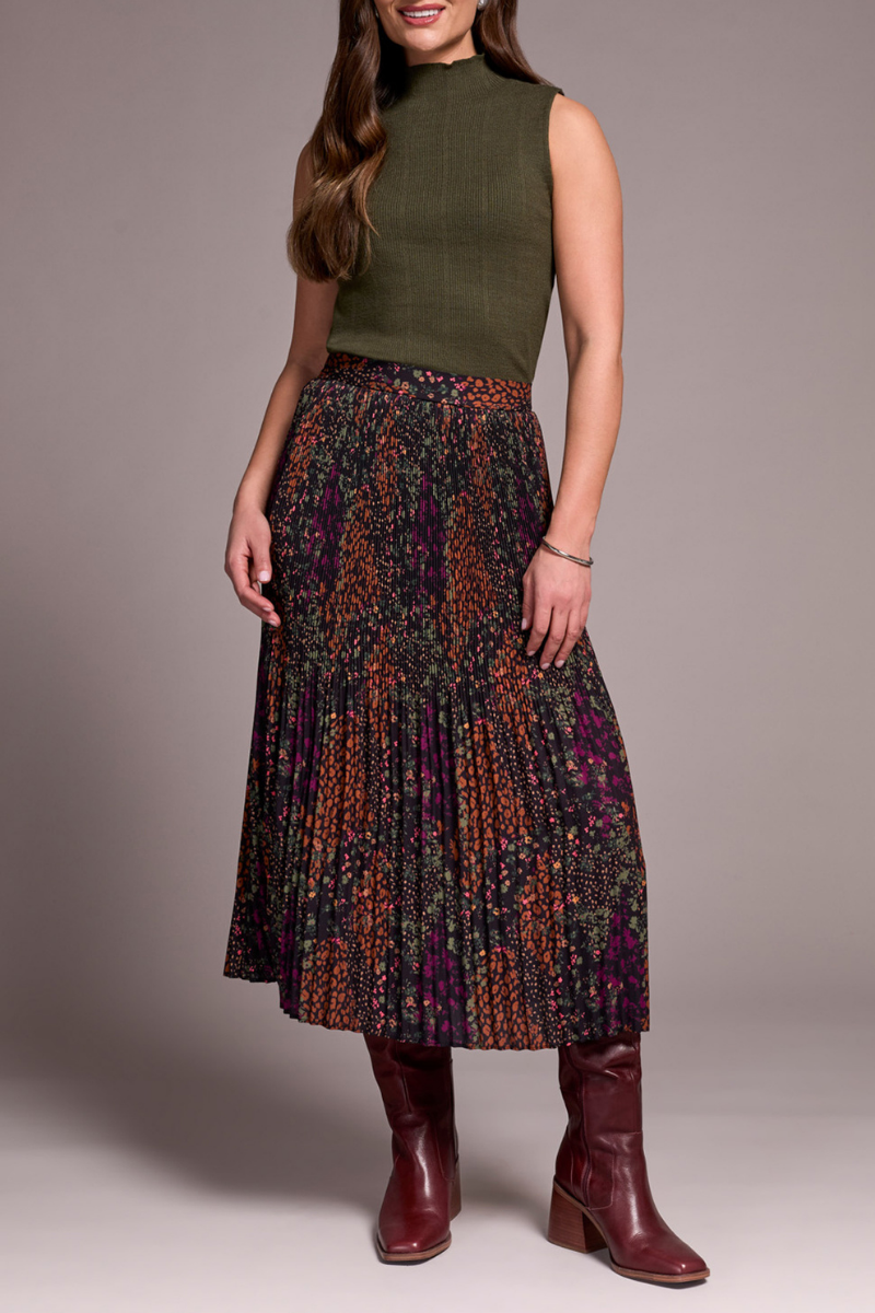 Plisse Pleated Skirt