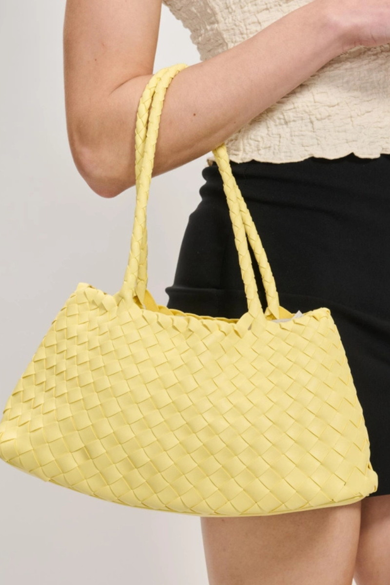 Millie Woven Shoulder Bag