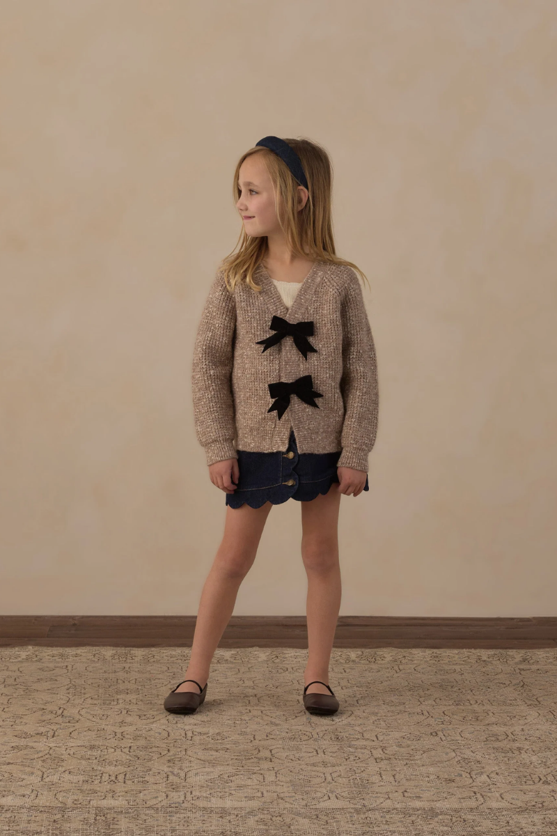 Girls Bow Cardigan