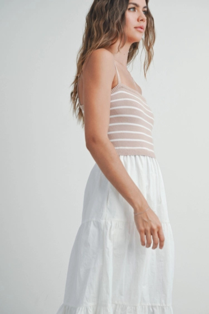 Knit Tiered Maxi Dress