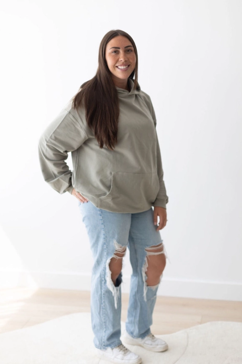 Oversized Hoodie | Basil