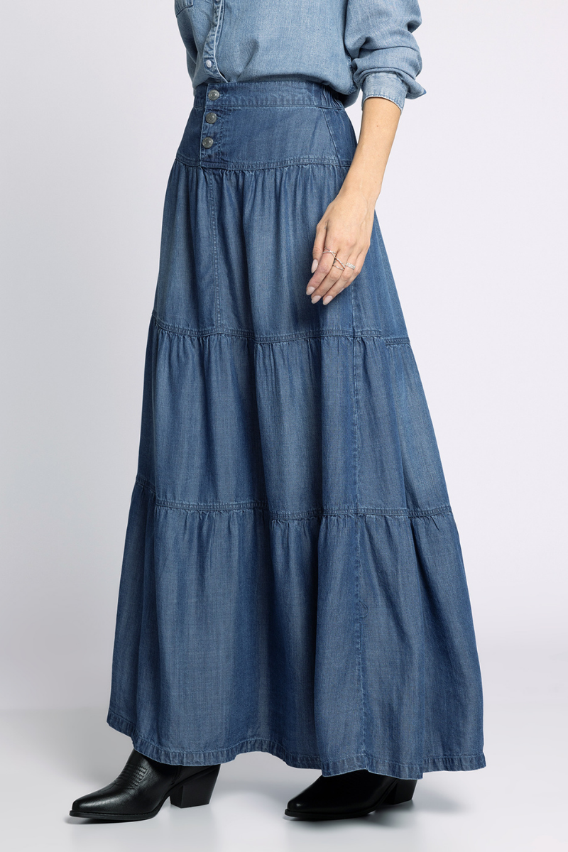 Montie Denim Skirt