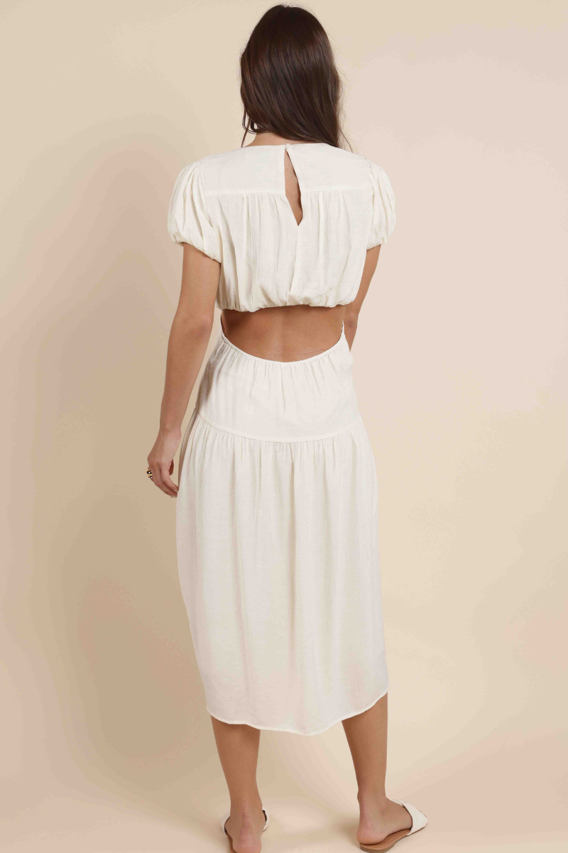 Socialize Puff Sleeve Dress