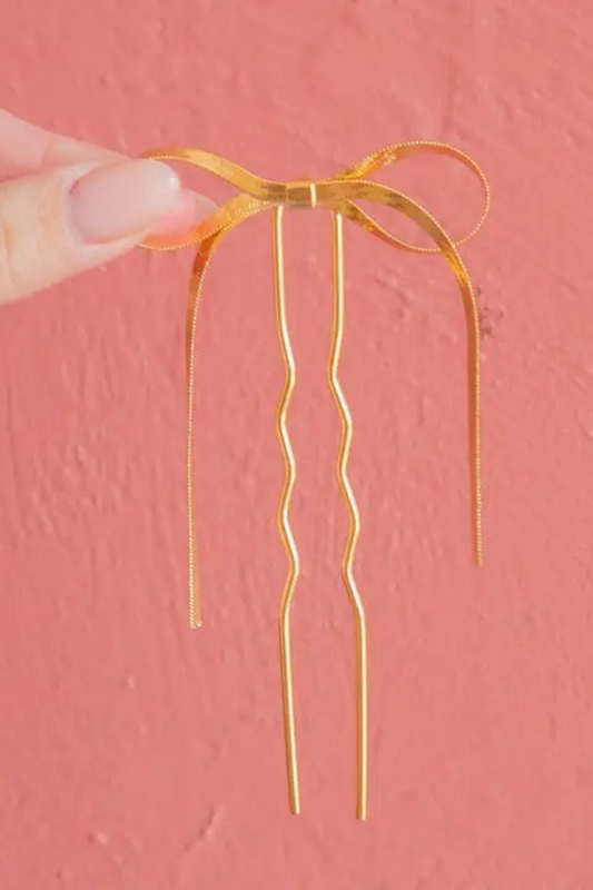 Avery Bow Hair Pin