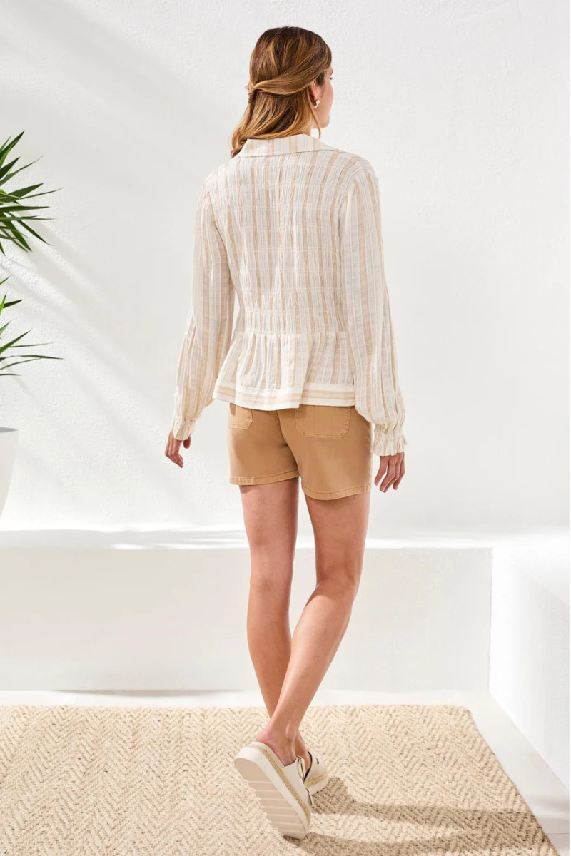 Blouse with Smocking | Seasame