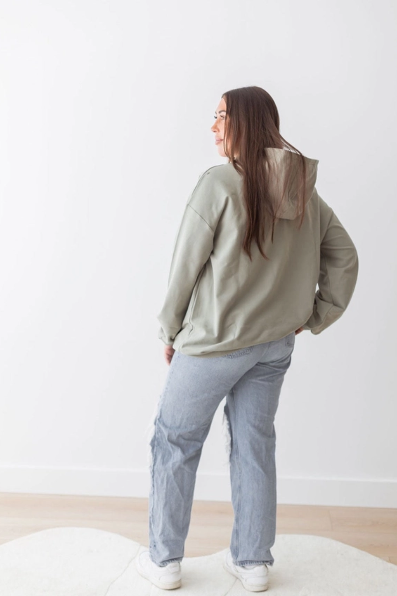 Oversized Hoodie | Basil
