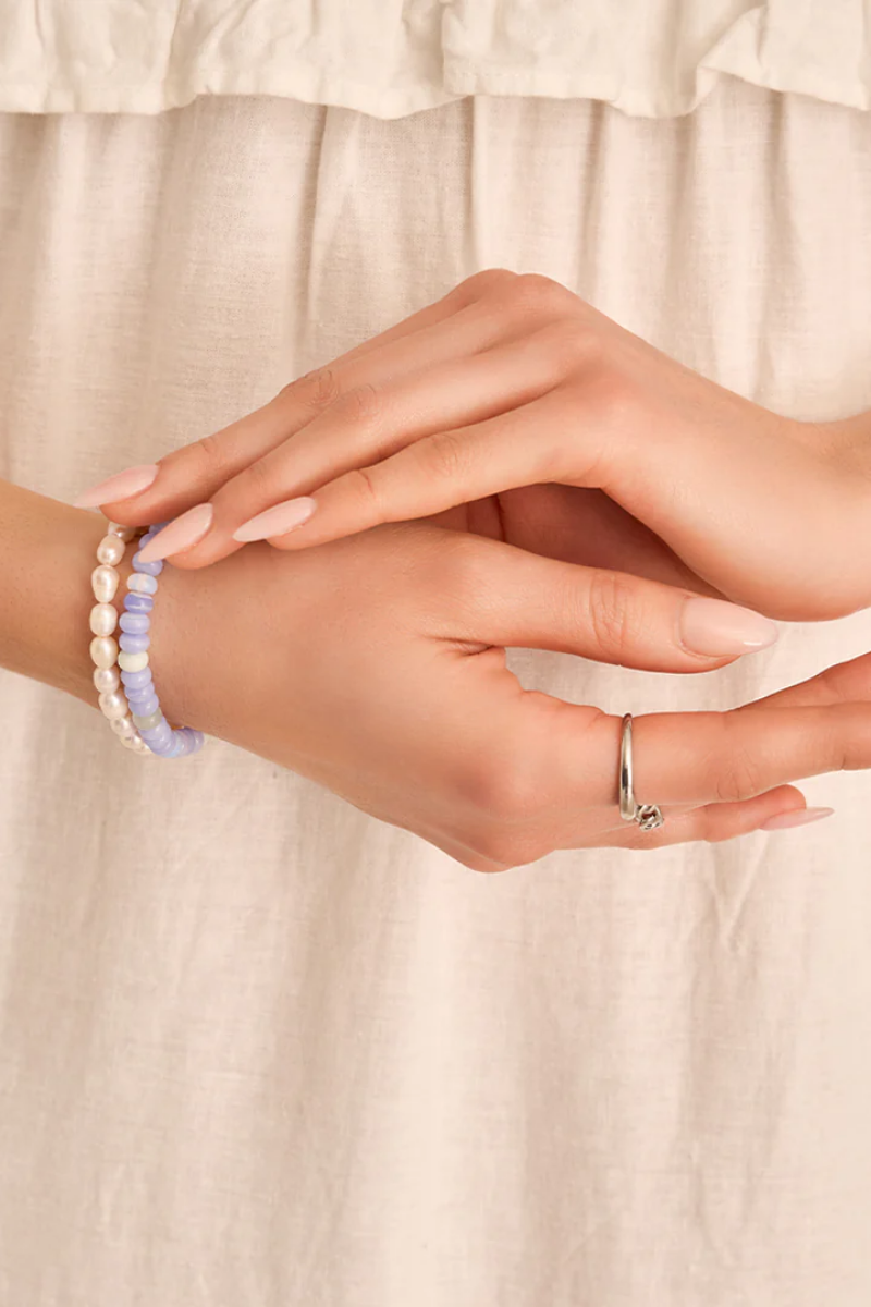 Stretch Blue Bracelet