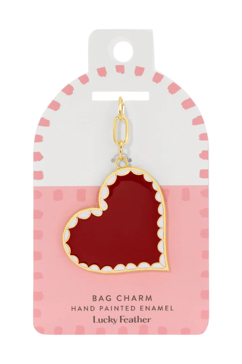 Heart Bag Charm