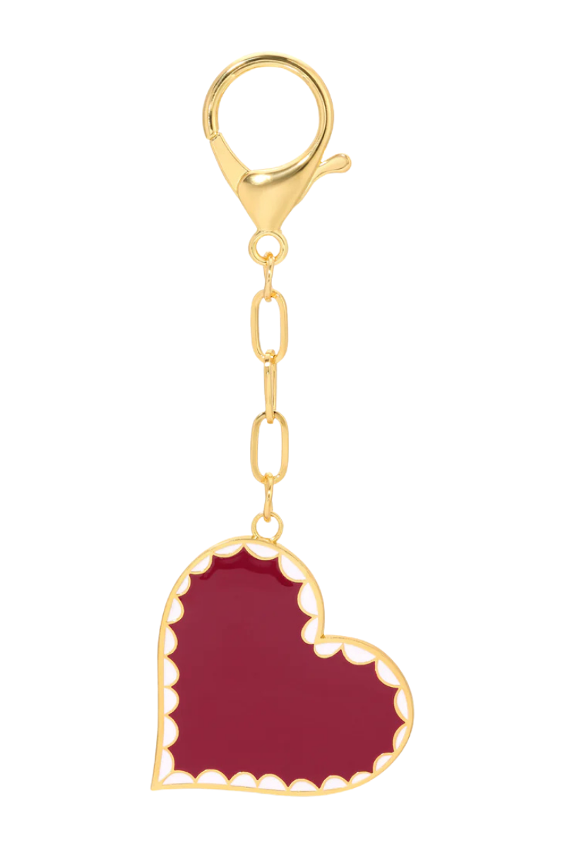 Heart Bag Charm