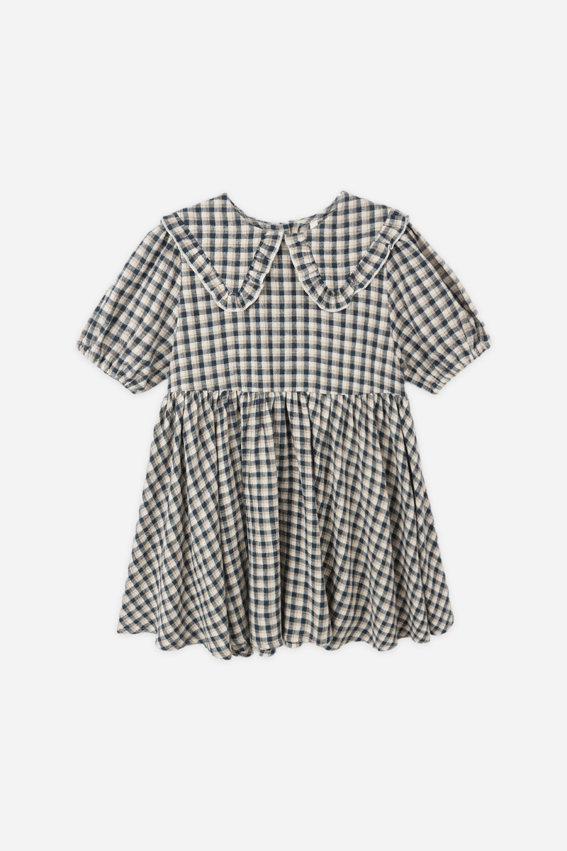 Camille Dress | Navy Check