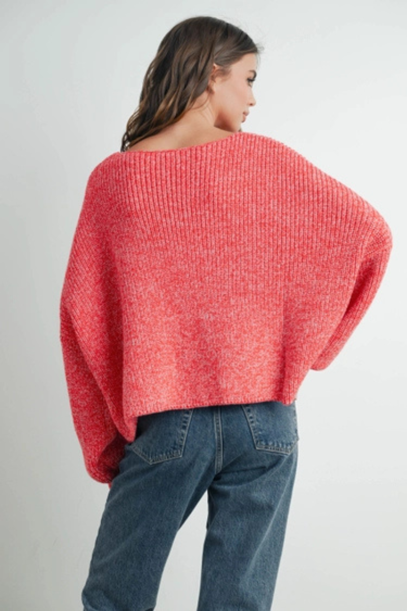 Buttoned V-Neck Cardigan