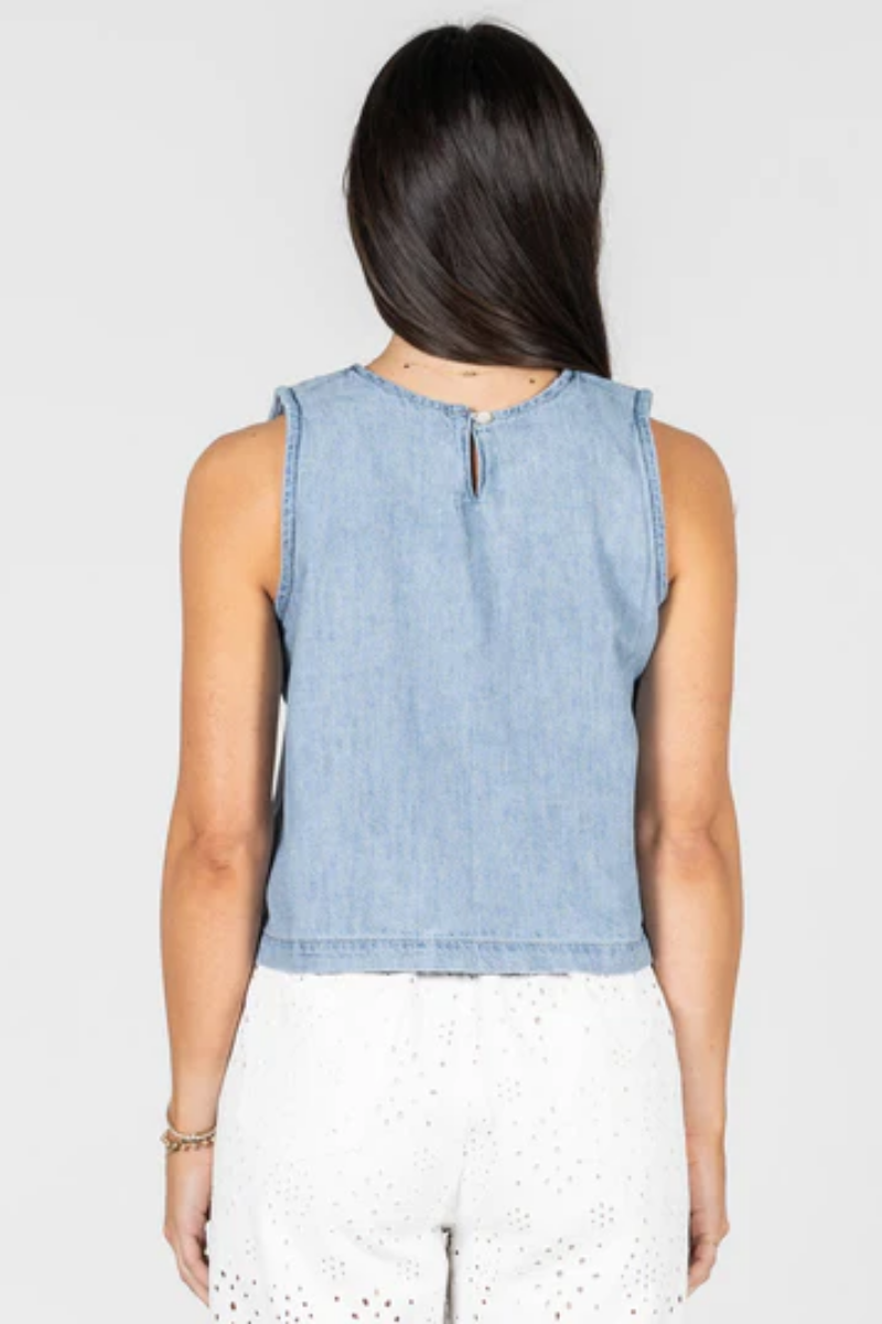 Sleeveless Box Top