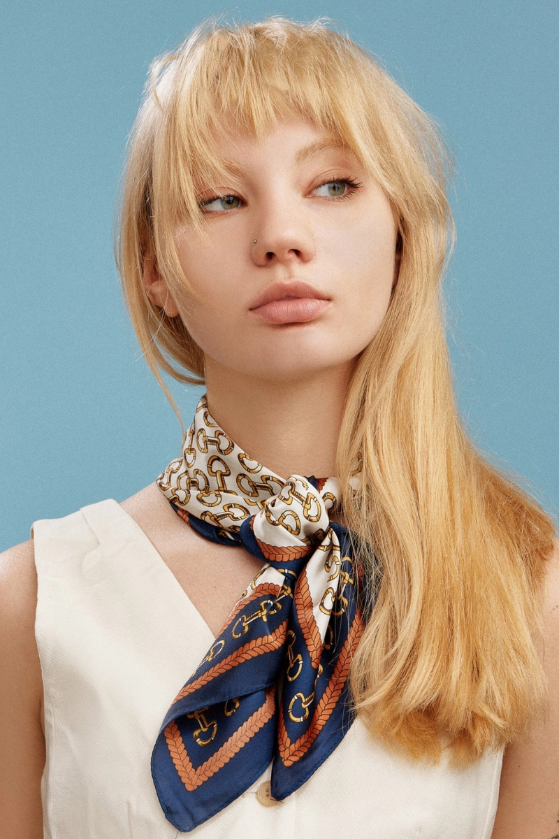 Chain Print Scarf