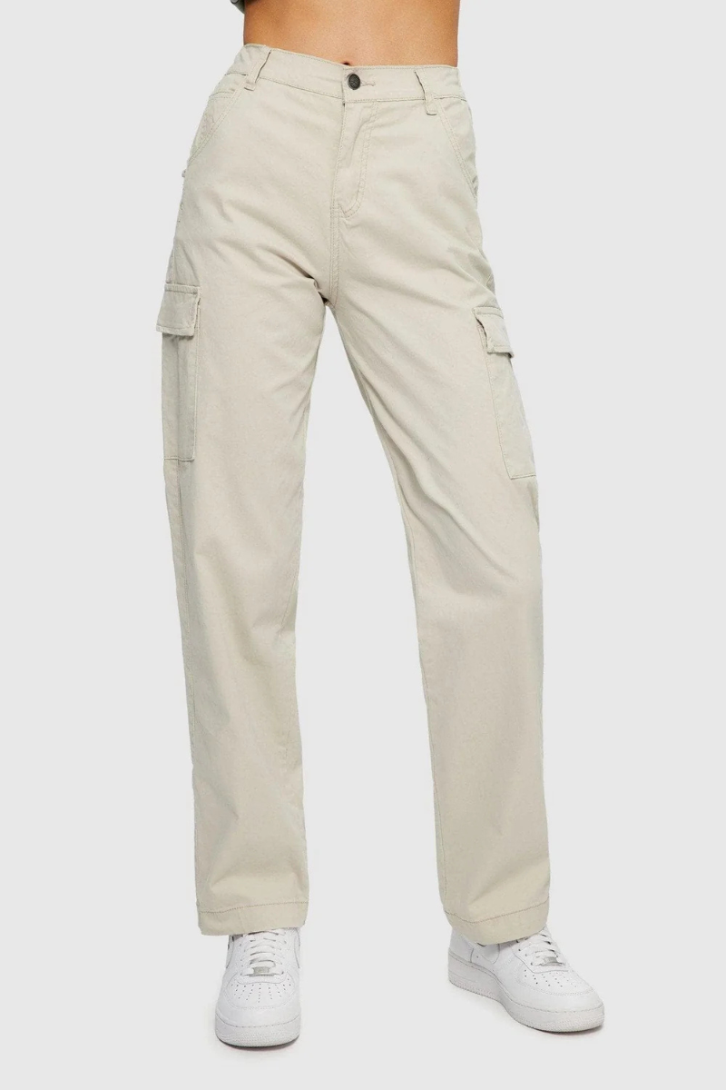 Straight Cut Cargo Pants