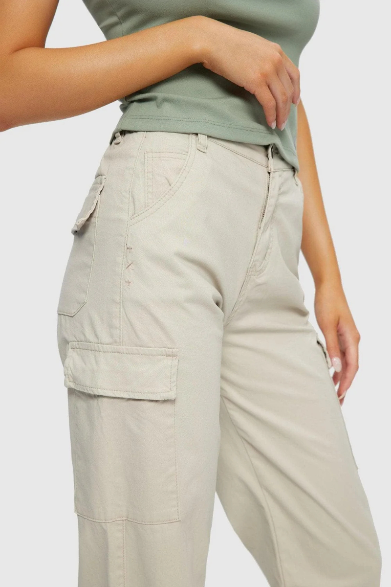 Straight Cut Cargo Pants