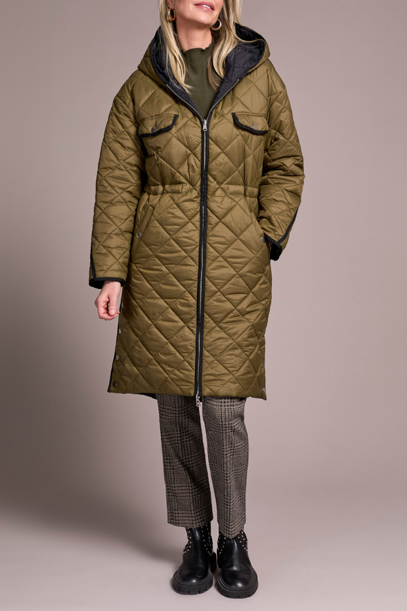 Reversible Long Puffer Jacket