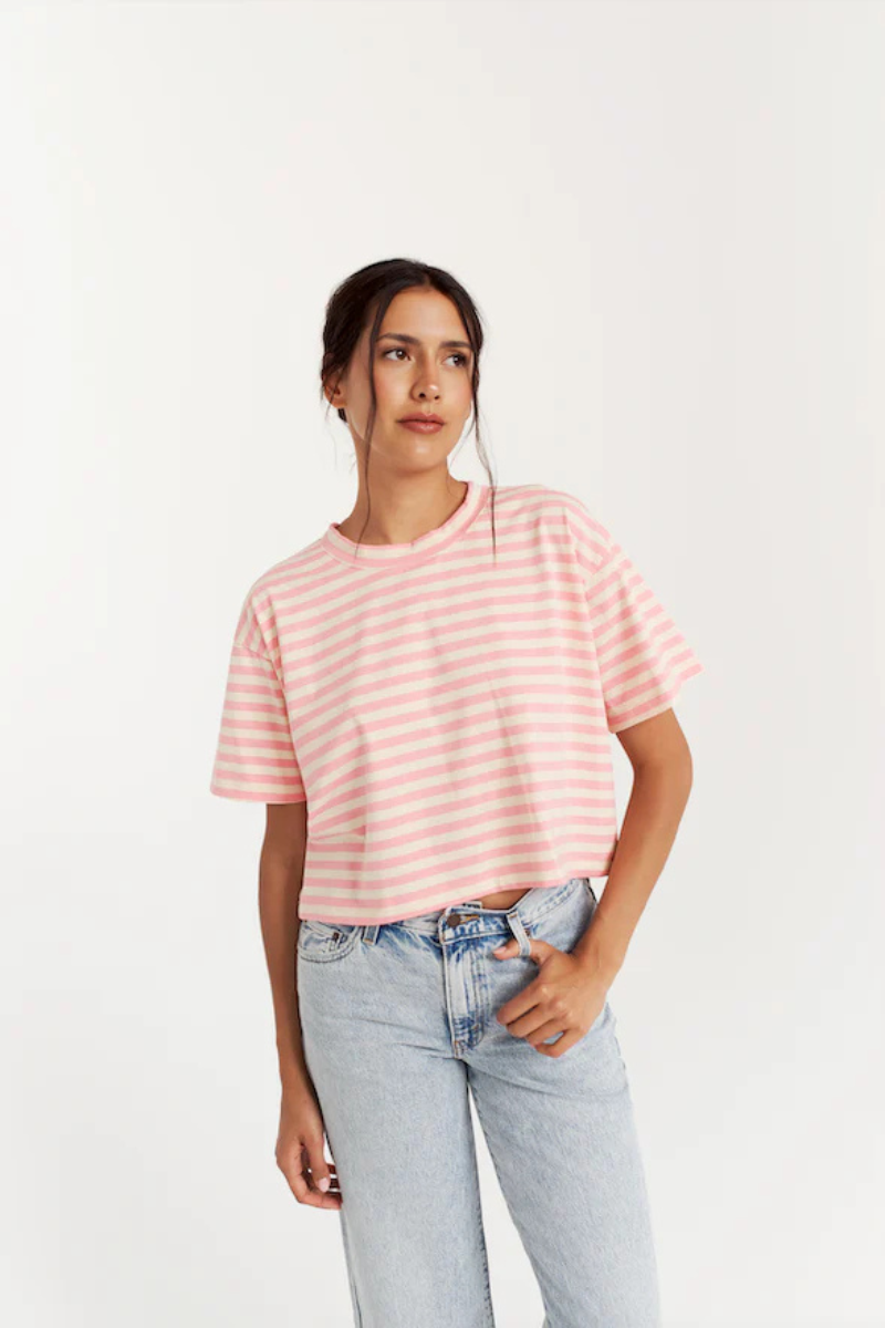 Poppy Stripe Tee