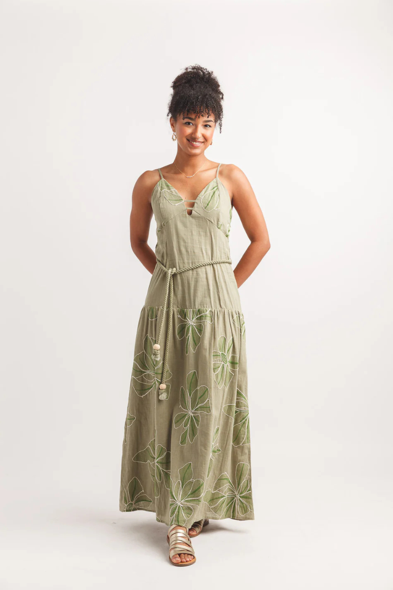 Floral Embroidered Dress