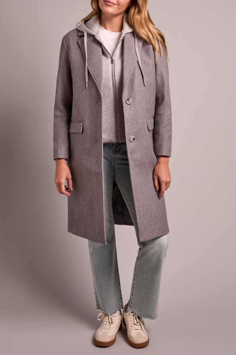 Removable Hooded Coat