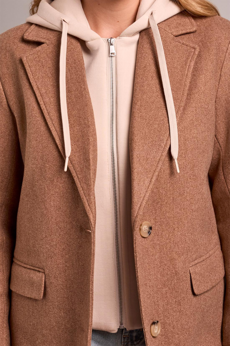 Removable Hooded Coat