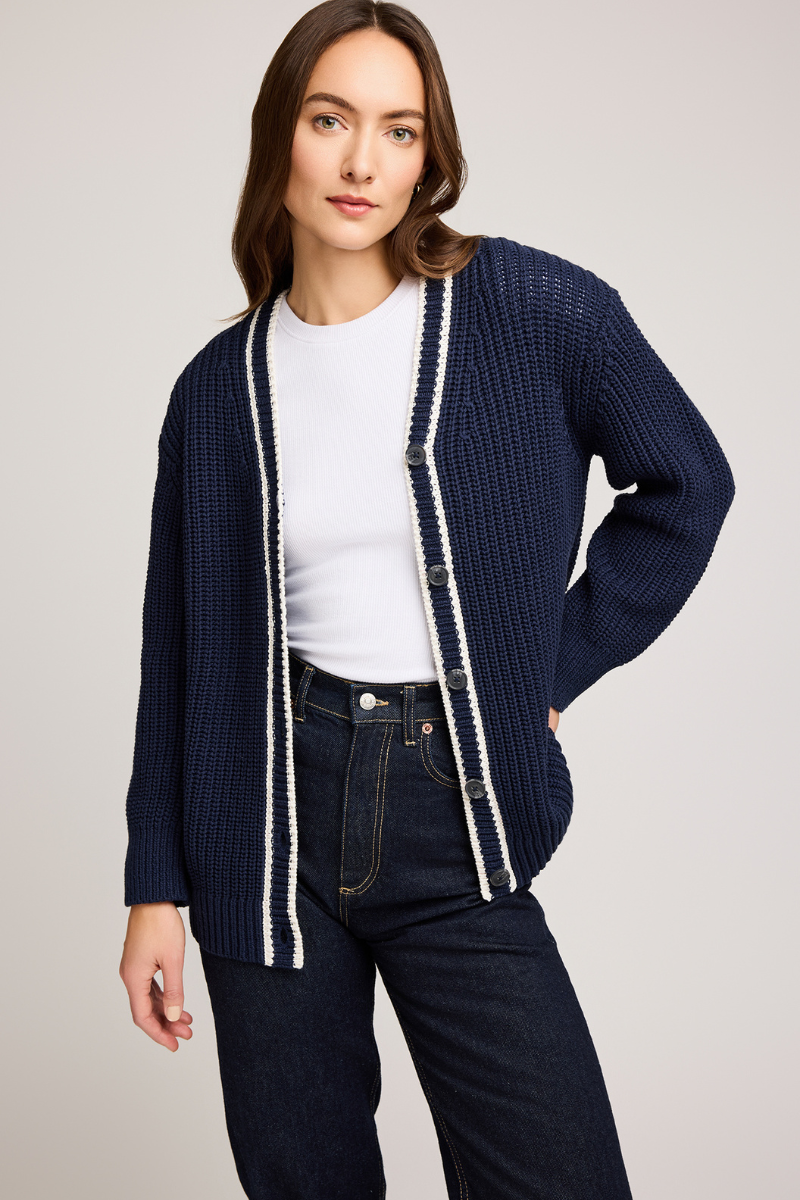 Viola Cardigan | Navy