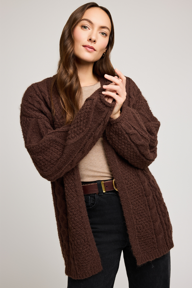 Betty Cardigan | Chocolate
