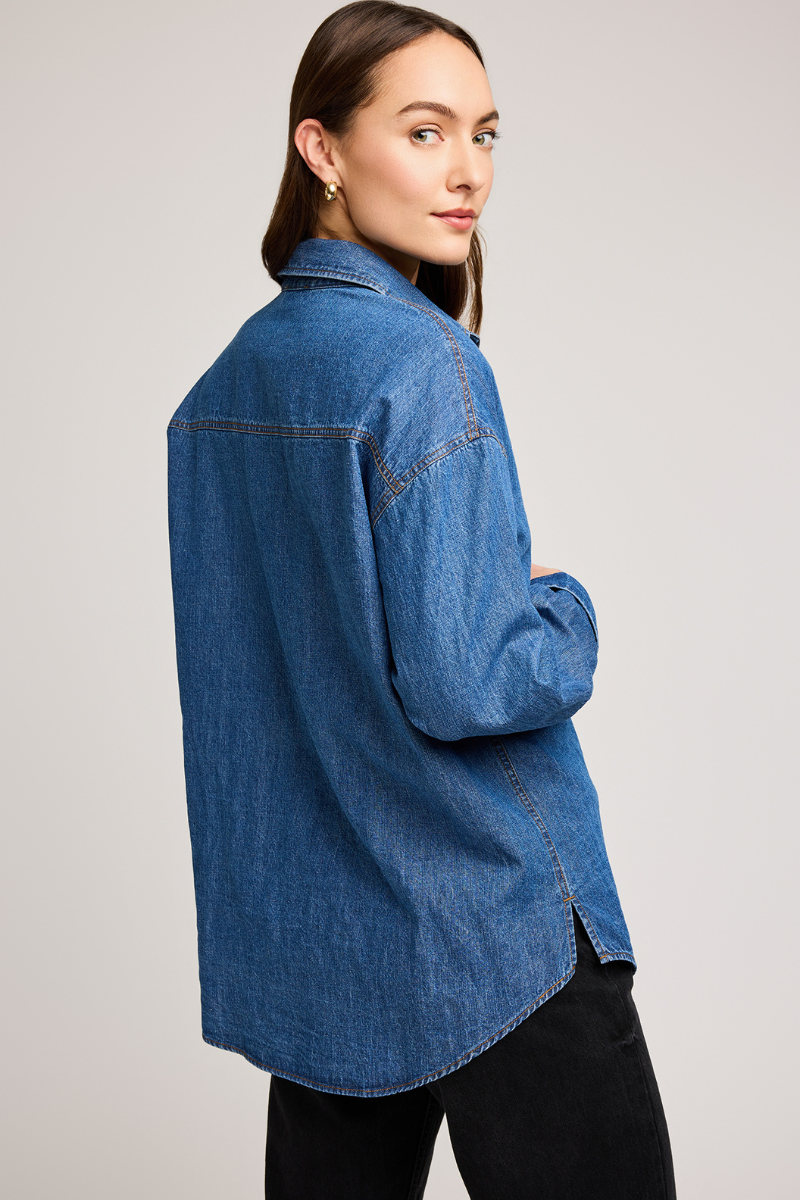 Whitney Denim Button Down Shirt