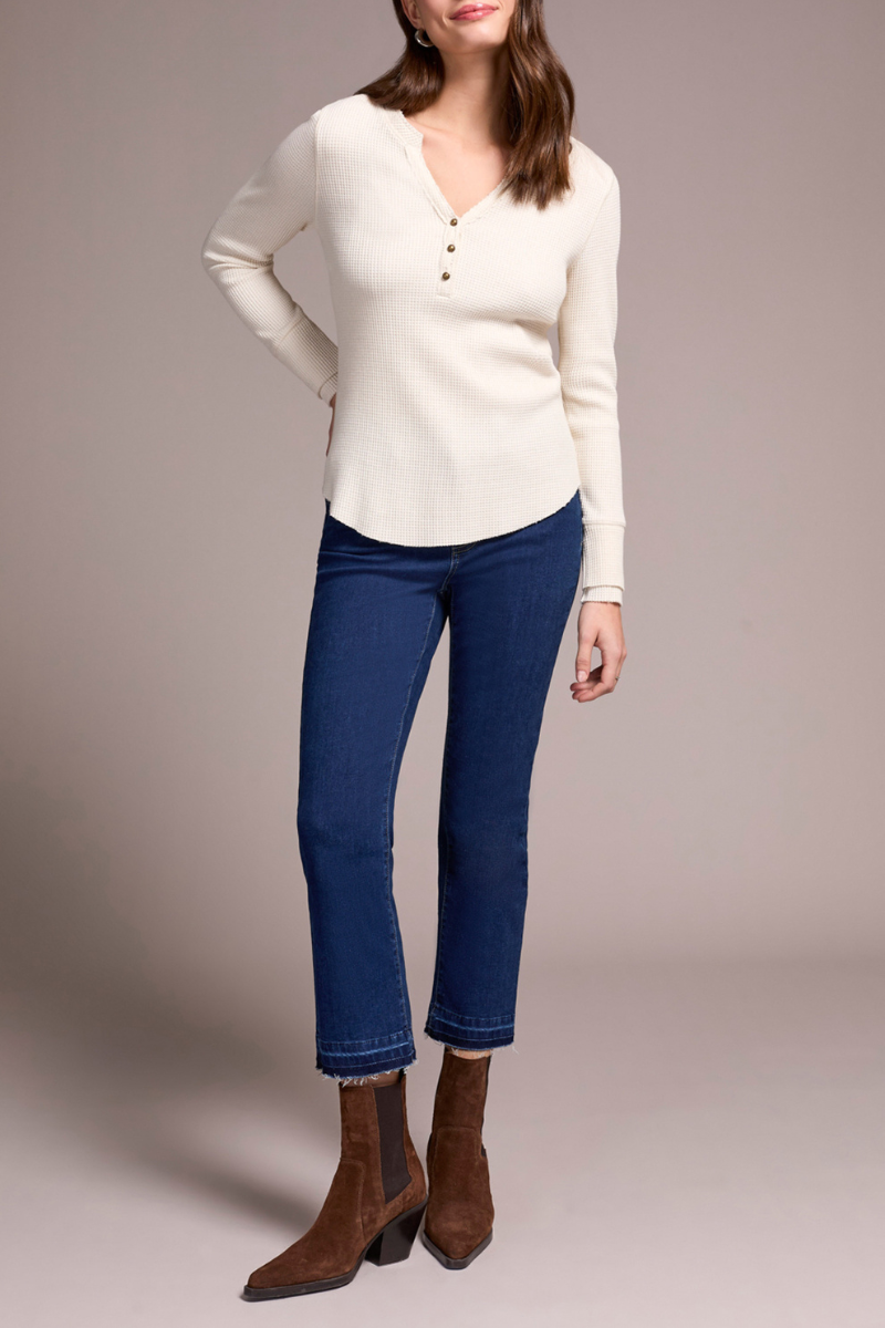 Henley Buttoned Long Sleeve